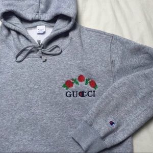 GUCCI X CHAMPION HOODIE RARE
